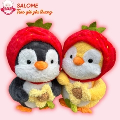 Gấu Bông Chim Cánh Cụt Ôm Hoa Hướng Dương