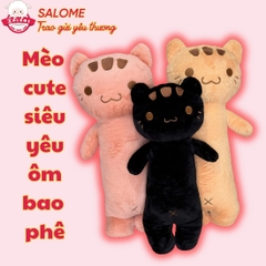 Gấu bông mèo ôm ngủ phom đứng