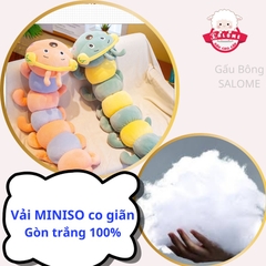 Gấu bông sâu đeo tai nghe