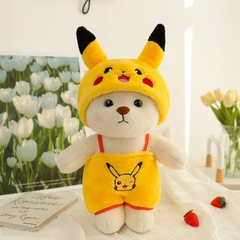 Gấu bông Lena đứng cosplay gấu dâu, stitch, hello kitty, pikachu