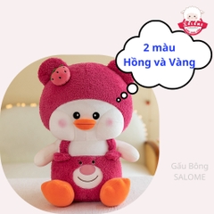 Gấu Bông Con Vịt  Mặc Yếm Dâu