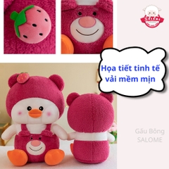 Gấu Bông Con Vịt  Mặc Yếm Dâu