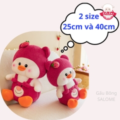 Gấu Bông Con Vịt  Mặc Yếm Dâu