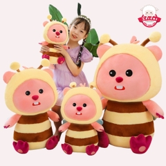 Gấu Bông Loopy Cosplay Gấu Dâu, Ong Vàng