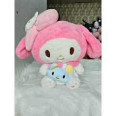 Gấu Bông Meludy - Kuromi đeo túi