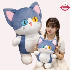 Gấu Bông Con Mèo Cá Mập Xanh 1m