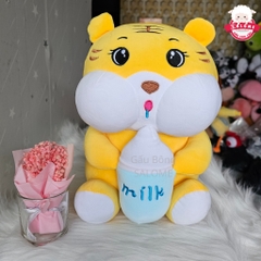 Gấu Bông Hổ Ôm Bình Sữa