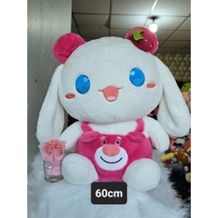 Gấu Bông Cinnamoroll Yếm Dâu
