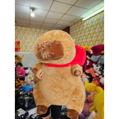 Gấu Bông Capybara Đeo Nón Dâu