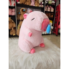 Gấu Bông Capybara Hồng Chảy Nước Mũi
