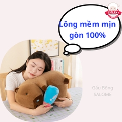 Gấu Bông  Capybara Cầm Bình Sữa