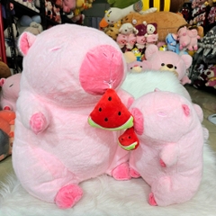 Gấu Bông Capybara Ăn Dưa Hấu