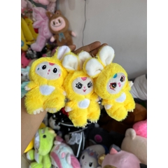 Gấu bông móc khóa baby three tai thỏ có móng
