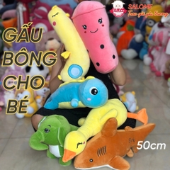 Gấu Bông Con Vịt Vàng, Cá Mập, Trà sữa, Thằn Lằn, Con Voi