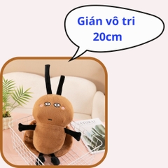 Gấu bông con gián, tiểu cường đáng yêu dễ thương cute SALOME, gián vô tri mini trang trí