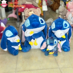 Gâu bông stitch ôm vịt