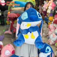 Gâu bông stitch ôm vịt