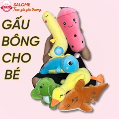 Gấu Bông Con Vịt Vàng, Cá Mập, Trà sữa, Thằn Lằn, Con Voi