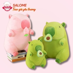 Gấu Bông Capybara Rút Bơ