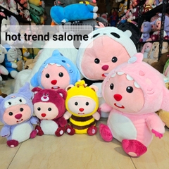 Gấu Bông Loopy Cosplay Gấu Dâu, Ong Vàng