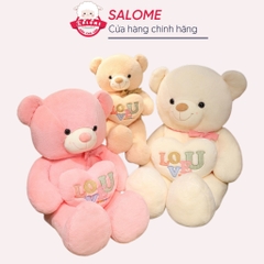Gấu bông tedđy ôm tim
