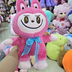 Gấu bông labubu đeo nơ