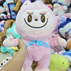 Gấu bông labubu đeo nơ