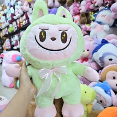 Gấu bông labubu đeo nơ
