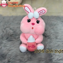 Gấu Bông Thỏ Ôm Bình Sữa