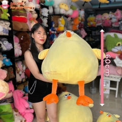 Gấu Bông Gà Dundun Vàng Bụng Bự Mặt Thộn