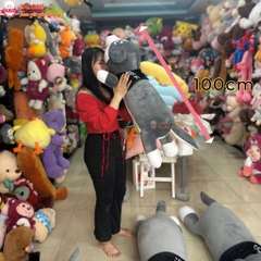 Gấu Bông Chó Husky Mặt Aó