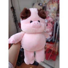 Gấu bông bò sữa chạy bộ bộ động vật heo, voi chạy bộ