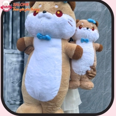 Gấu Bông Con Mèo Nơ Cá