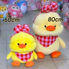 Gấu bông con vịt nơ