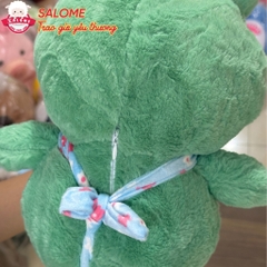Gấu bông con ếch xanh quàng khăn