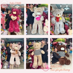 Gấu bông tedđy ôm trà sữa
