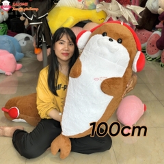 Gấu Bông Hải Cẩu Đeo Tai Nghe