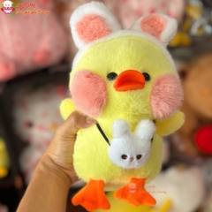 Gấu bông con vịt mỏ nhựa size 20cm SALOME, Thú nhồi bông vịt mỏ dảnh khó chịu quà tặng cao cấp