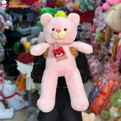 Gấu bông teddy quàng khăn
