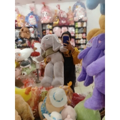 Gấu bông thỏ bunny tai dài mặc áo len