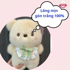 Gấu Bông Nhỏ Chó mèo đeo nơ dễ thương Size 22cm TPHCM SALOME thú bông mini Cho Bé Trai Bé Gái