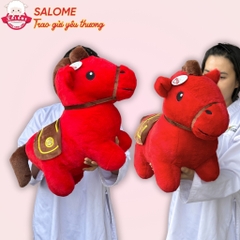 Gấu bông Ngựa Đỏ Tài Lộc Bính Ngọ