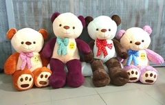 Gấu bông teddy mặt cười thắt nơ