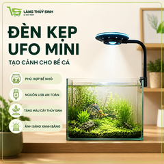 Đèn kẹp đĩa bay UFO RGB 5W cho bể mini