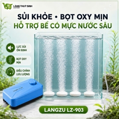 Máy Sủi Oxy máy khoẻ siêu êm Langzu LZ-903 | Sủi oxy cắm điện cao cấp