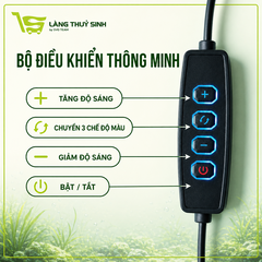 Đèn kẹp đĩa bay UFO RGB 5W cho bể mini