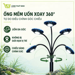 Đèn kẹp đĩa bay UFO RGB 5W cho bể mini