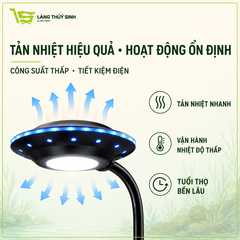 Đèn kẹp đĩa bay UFO RGB 5W cho bể mini