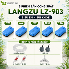 Máy Sủi Oxy máy khoẻ siêu êm Langzu LZ-903 | Sủi oxy cắm điện cao cấp