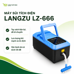 Máy Sủi Oxy tích điện máy khoẻ siêu êm Langzu LZ-668 | Sủi oxy tích điện cao cấp
